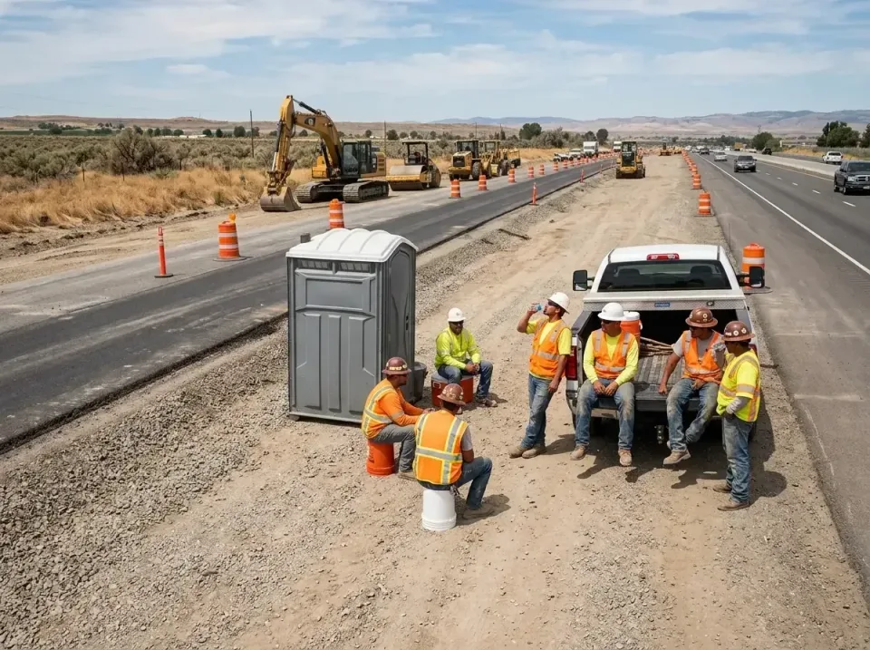 highway-road-construction-crew-007 — frequently asked questions, Porta Potty and Restroom Rentals in Livermore, CA
